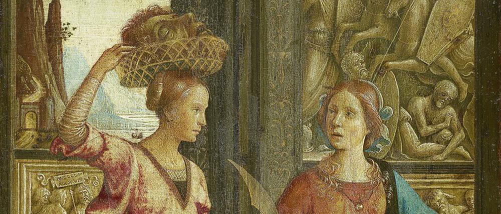 "Judith mit ihrer Magd“ von Domenico Ghirlandaio (1489) gehört zum Kanon des "Bilderatlas".