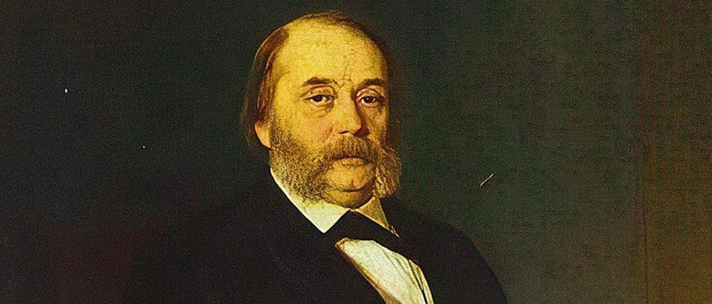 Iwan Gontscharow, 1874 porträtiert von Iwan Kramskoi.
