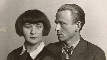 Malerehepaar. August Sander fotografierte 1925/26 Martha und Otto Dix im Doppelporträt. 