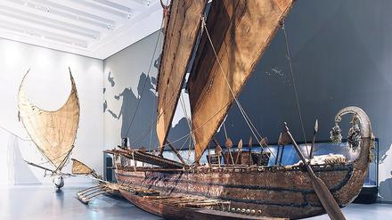 Das Luf-Boot, Glanzstück des Ethnologischen Museums mit Schattenseiten.
