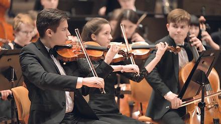 Zukunftsmusik. Die Jugendorchester aus Deutschland und der Ukraine befinden sich aktuell auf einer Benefiztournee.