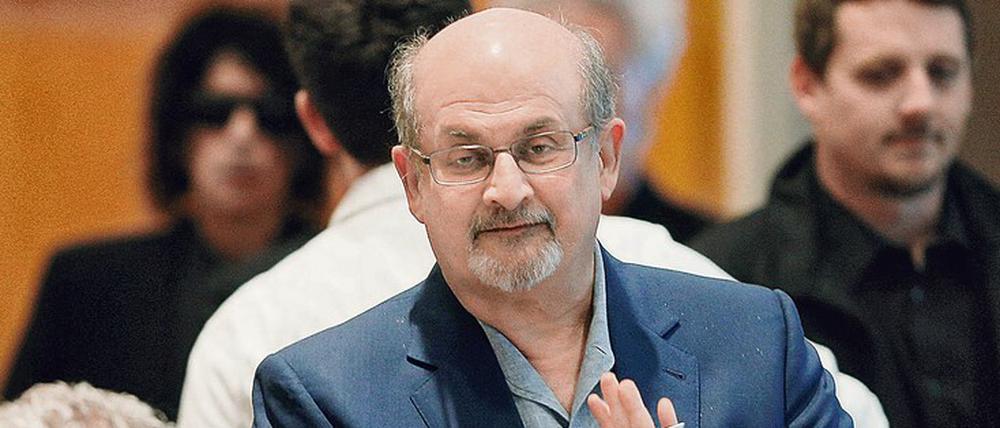 Ungeschützt. Rushdie 2016 bei einer Preisverleihung in Boston. 