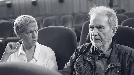 Regisseurin Anna Hepp mit Deutschlands Kino-Chronisten Edgar Reitz.