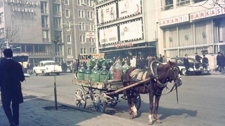 Als das Wasser noch von Pferdefuhrwerken kam. Istanbul, Ende der sechziger Jahre. 