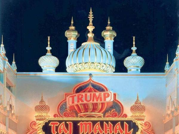 Eine Marke für sich, eine Pleite für sich. Das inzwischen geschlossene Trump Taj Mahal Casino Resort in Atlantic City. 