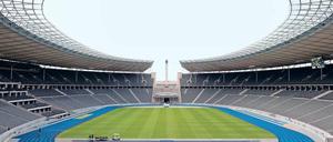 In erster Linie für Sportevents. Das Berliner Olympiastadion. 