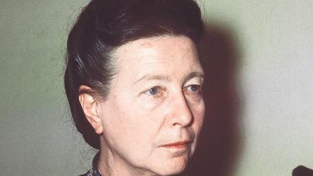 Die französische Schriftstellerin Simone de Beauvoir, hier auf einer Aufnahme von 1970. Sie starb im Alter von 78 Jahren am 14. April 1986 in Paris.