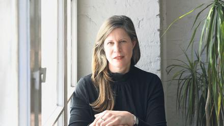 Die Berliner Schriftstellerin Maren Wurster. Sie wurde 1976 geboren und veröffentlichte 2017 ihren Debütroman „Das Fell“.