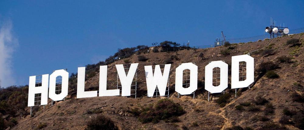 Der berühmte Schriftzug in den Hollywood Hills. 