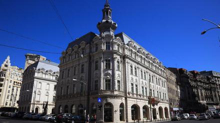 Hotel Continental in einem historischen Stadthaus in Bukarest, Rumänien