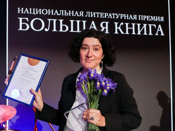 Maria Stepanova bei den Big Book-Awards 2018, Russlands wichtigstem Literaturpreis.