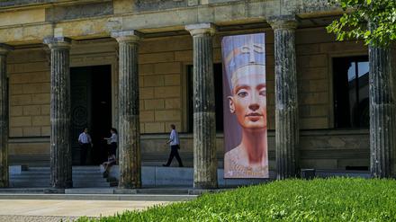 Zugang nur über die Kolonnaden: Das Neue Museum öffnet bald wieder - und Nofretete ist endlich nicht mehr allein.