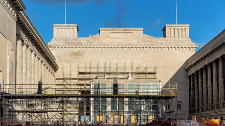 Erst im Herbst wird der zweite Bauabschnitt am Pergamonmuseum beginnen.