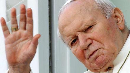 Bald selig: Papst Johannes Paul II. (gestorben 2005).