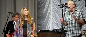 Alison Krauss und Robert Plant beim Citadel Music Festival in Spandau.