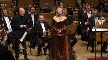 Stargast Renée Fleming mit Christoph Eschenbach und dem Konzerthausorchester. 