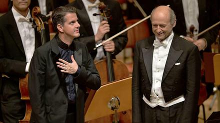 Dirigent Iván Fischer und der Solist Philippe Jaroussky.