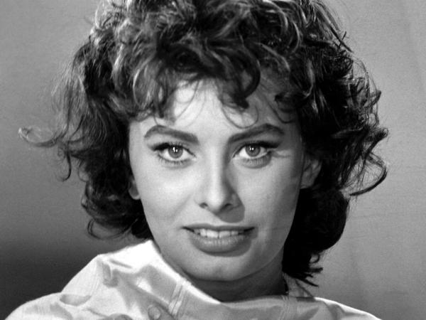 Sophia Loren während des Drehs von "Legend of the Lost" 1957.