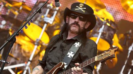 Lemmy Kilmister, Bassist und Sänger der Band Motörhead 2014 in Wacken.