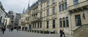Das Großherzogliche Palais (Palais Grand-Ducal) in Luxemburg.