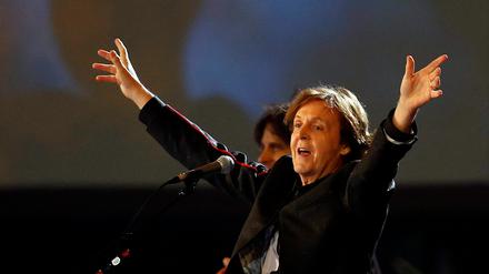 A long way from Beijing: Paul McCartney sings "Hey Jude" at the London Opening Ceremony.