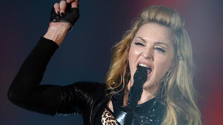 Angriffslustig. Madonna auf ihrer MDNA-Tour.