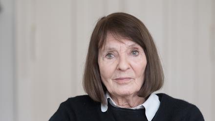 Die Schriftstellerin Monika Maron. Sie wurde 1941 in Berlin geboren. 