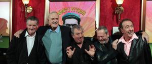 Die Original-Monty Python-Truppe: Michael Palin, John Cleese, Terry Jones, Terry Gilliam and Eric Idle (v.l.). 