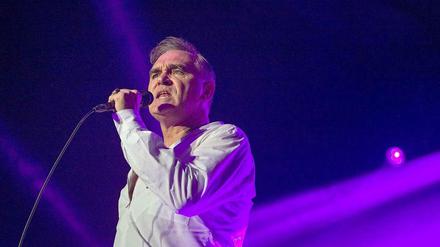 Morrissey auf der Bühne in der Berliner Columbiahalle.