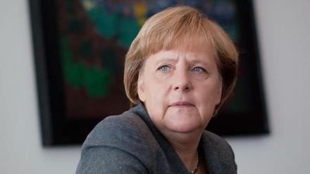 Künftig ohne Kunst bei der Arbeit. Angela Merkel.