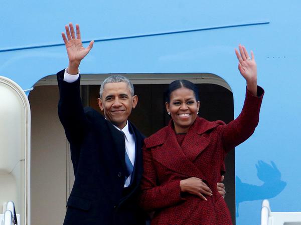 Barack und Michelle Obama im Jahr 2017.