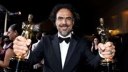 Strahlender Sieger. Alejandro G. Inárritu