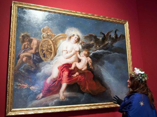 Das Bild "Die Geburt der Milchstraße" (1636-1638) von Peter Paul Rubens in der Bundeskunsthalle Bonn 