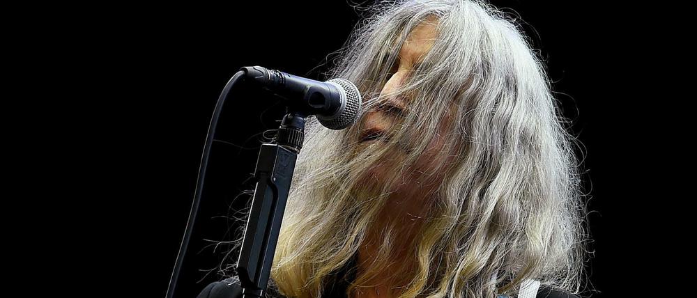 Patti Smith, 2015 auf einem Festival in England. 