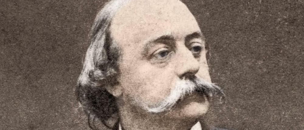 Gustave Flaubert (1821-1880); ein Foto, das um das Jahr 1870 aufgenommen wurde. 
