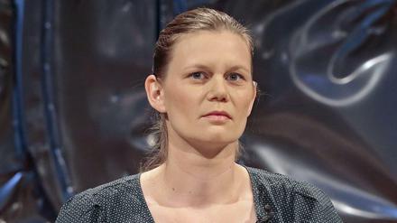 Kerstin Preiwuß bei den Tagen der deutschsprachigen Literatur in Klagenfurt 2014.