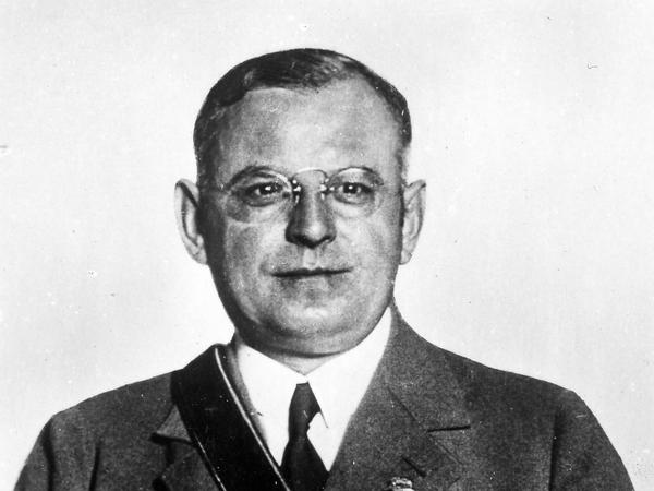 Reichsarbeitsminister Franz Seldte (1882-1947), 1933. Er war von 1933 bis 1945 Minister des größten Ministeriums.