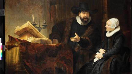 Ein Lieblingsbild der neuen Direktorin. Der „Mennonitenprediger Anslo und seine Frau“ von Rembrandt, 1641. Es ist Teil der Sammlung der Gemäldegalerie.
