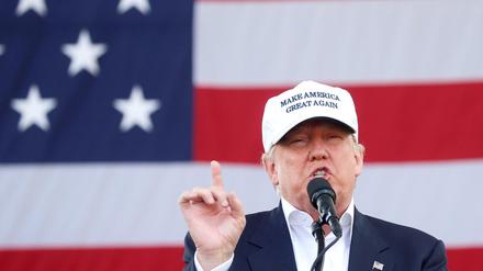 Donald Trump bei einem Wahlkampfevent in Miami, Florida.
