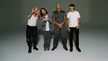 Flea, John Frusciante, Chad Smith und Anthony Kiedis (von links) sind die Red Hot Chili Peppers.