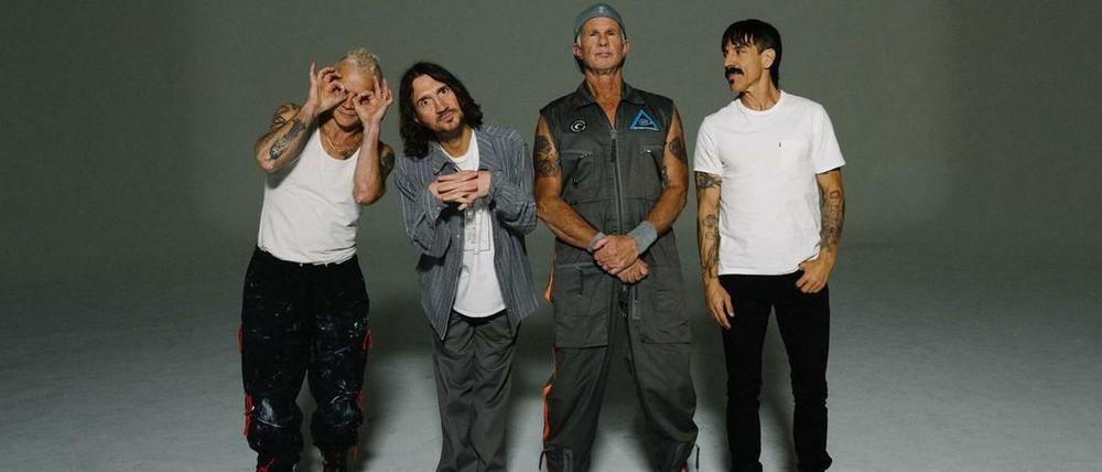 Flea, John Frusciante, Chad Smith und Anthony Kiedis (von links) sind die Red Hot Chili Peppers.