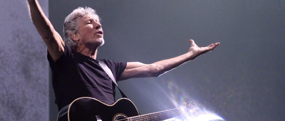 Roger Waters bei einem Konzert seiner "Us + Them»"-Tour in Finnland. 