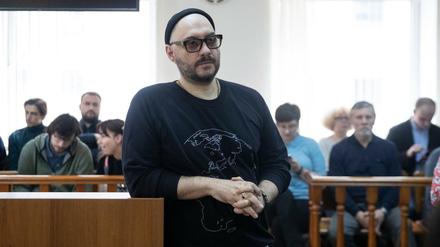 Kirill Serebrennikow im Gerichtssaal.