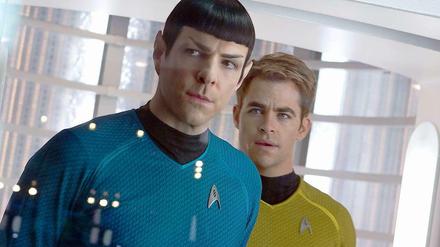 Ein Vulkanier und sein Chef. Zachary Quinto (links) und Chris Pine als Kapitän James T. Kirk.