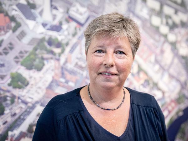 Die Stadtentwicklungssenatorin. Katrin Lompscher von Der Linken.