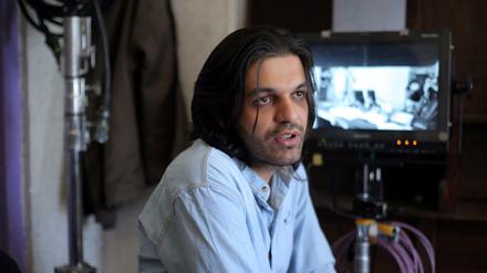 Keywan Karimi während der Dreharbeiten seines Spielfilmdebüts "Drum" im Frühjahr 2016.