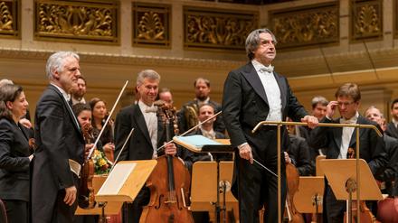 Riccardo Muti mit den Wiener Philharmonikern im Konzerthaus.