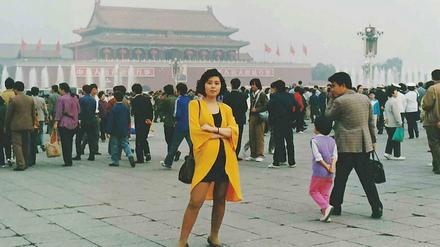 Aufbruchsgeist. Whitney Duan Ende der 90er Jahre auf dem Pekinger Tiananmen-Platz.