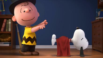 Charlie Brown und sein bester Freund, Snoopy.