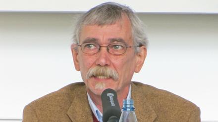 Bewunderung für Paul Celan. Der Dichter Werner Söllner, 2010 in Frankfurt am Main.